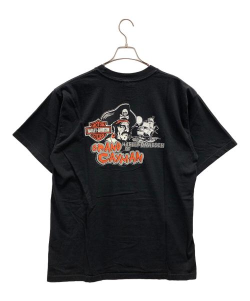 HARLEY-DAVIDSON（ハーレーダビッドソン）HARLEY-DAVIDSON (ハーレーダビッドソン) 半袖カットソー ブラック サイズ:X-LARGEの古着・服飾アイテム