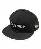 New Era×SUPREMEニューエラ×シュプリーム）の古着「キャップ」｜ブラック