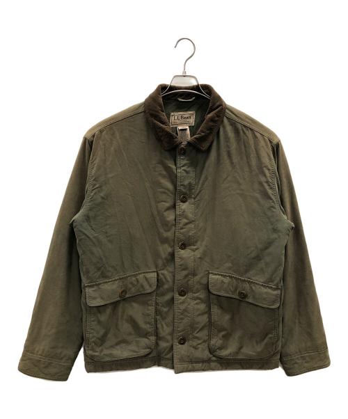L.L.Bean（エルエルビーン）L.L.Bean (エルエルビーン) 中綿ジャケット ハンティングジャケット PRIMALOFT（プリマロフト） オリーブ サイズ:LARGEの古着・服飾アイテム