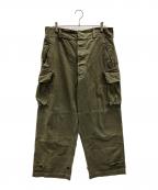 フランス軍フランスグン）の古着「ミリタリーパンツ」｜オリーブ