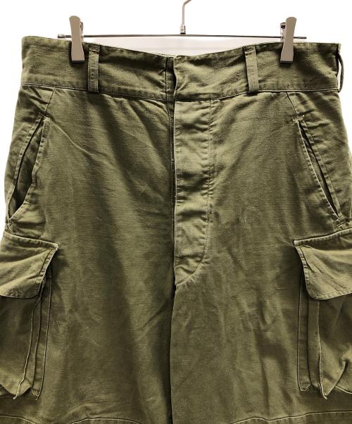 フランス軍（フランスグン）フランス軍 (フランス軍) ミリタリーパンツ オリーブ サイズ:実寸サイズにてご確認くださいの古着・服飾アイテム