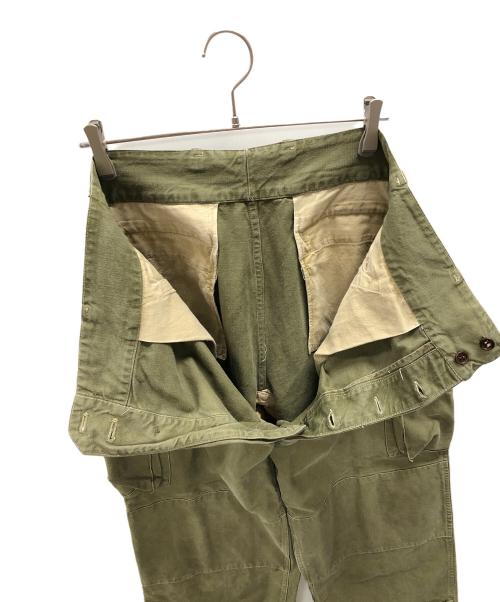 フランス軍（フランスグン）フランス軍 (フランス軍) ミリタリーパンツ オリーブ サイズ:実寸サイズにてご確認くださいの古着・服飾アイテム