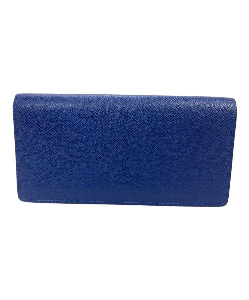LOUIS VUITTON（ルイ ヴィトン）LOUIS VUITTON (ルイ ヴィトン) 長財布 タイガ ポルトフォイユブラザ NM ブルー サイズ:NMの古着・服飾アイテム