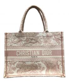 Christian Dior（クリスチャン ディオール）の古着「トートバッグ Book Tote（ブック トート） バッグ ミディアム」｜ピンク