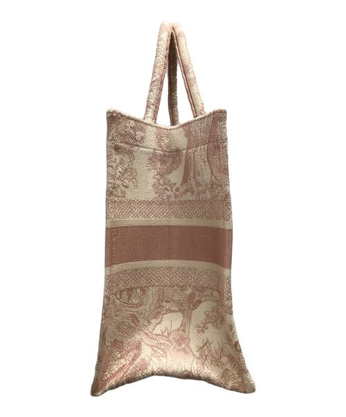 Christian Dior（クリスチャン ディオール）Christian Dior (クリスチャン ディオール) トートバッグ Book Tote（ブック トート） バッグ ミディアム ピンク サイズ:実寸サイズにてご確認ください。の古着・服飾アイテム