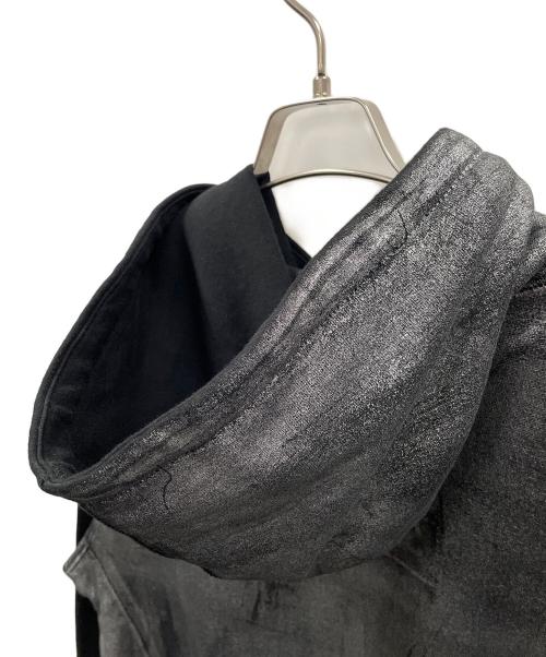 SUPREME（シュプリーム）SUPREME Maison Margiela パーカー 24SS Foil Box Logo Hooded Sweatshirt（24SS フォイル ボックス ロゴ フーデッド スウェットシャツ） ブラック サイズ:Sの古着・服飾アイテム