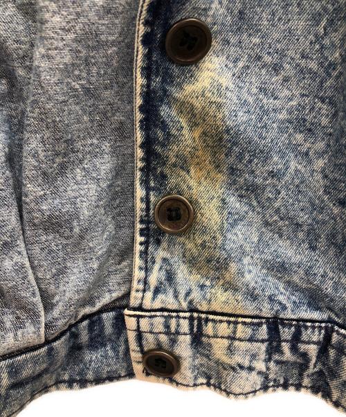 davis james（デービスジェイムス）davis james (デービスジェイムス) フリンジ デニムジャケット ブルー サイズ:9/10の古着・服飾アイテム