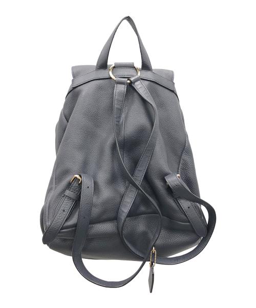 COACH（コーチ）COACH (コーチ) レザーリュック ネイビー サイズ:実寸サイズにてご確認ください。の古着・服飾アイテム