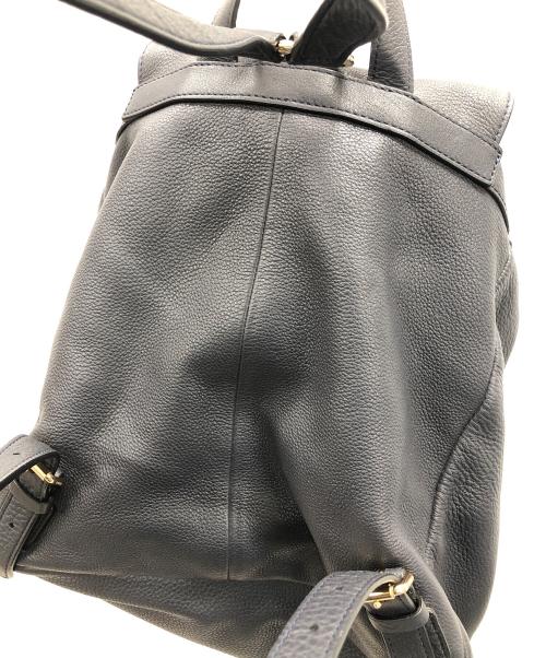 COACH（コーチ）COACH (コーチ) レザーリュック ネイビー サイズ:実寸サイズにてご確認ください。の古着・服飾アイテム