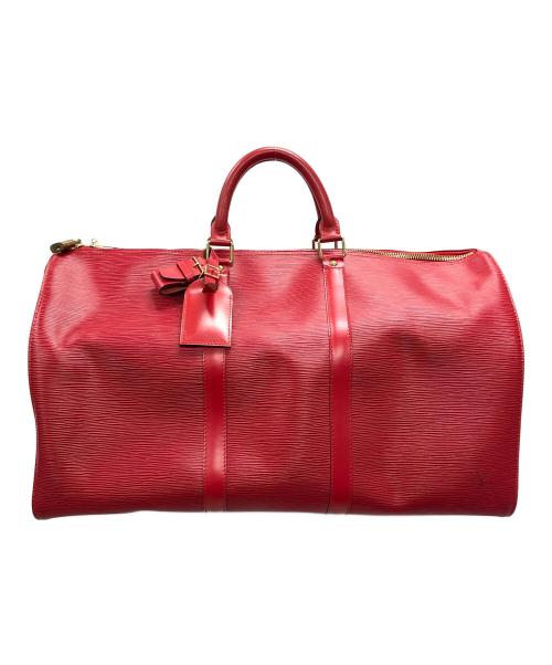 LOUIS VUITTON（ルイ ヴィトン）LOUIS VUITTON (ルイ ヴィトン) ボストンバッグ エピ キーポル50 レッド サイズ:50の古着・服飾アイテム