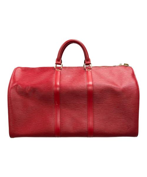 LOUIS VUITTON（ルイ ヴィトン）LOUIS VUITTON (ルイ ヴィトン) ボストンバッグ エピ キーポル50 レッド サイズ:50の古着・服飾アイテム