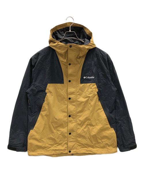 Columbia（コロンビア）Columbia (コロンビア) ムラサキスポーツ (ムラサキスポーツ) マウンテンジャケット HUNT ISLE JACKET（ハント アイル ジャケット） ベージュ×ブラック サイズ:XLの古着・服飾アイテム