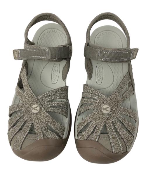 KEEN（キーン）KEEN (キーン) ローズサンダル ブラウン×ベージュ サイズ:24cmの古着・服飾アイテム