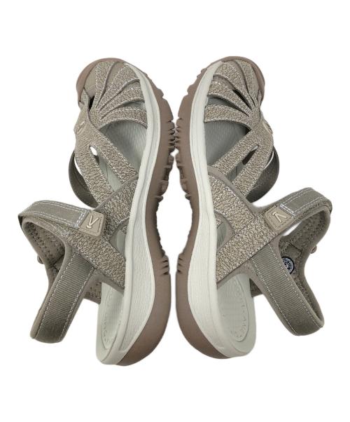KEEN（キーン）KEEN (キーン) ローズサンダル ブラウン×ベージュ サイズ:24cmの古着・服飾アイテム