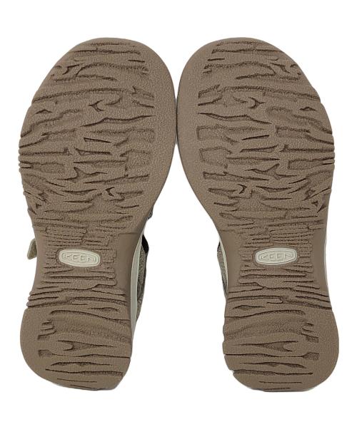 KEEN（キーン）KEEN (キーン) ローズサンダル ブラウン×ベージュ サイズ:24cmの古着・服飾アイテム