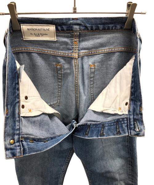 maison kitsune（メゾンキツネ）maison kitsune (メゾンキツネ) デニムパンツ インディゴ サイズ:29の古着・服飾アイテム