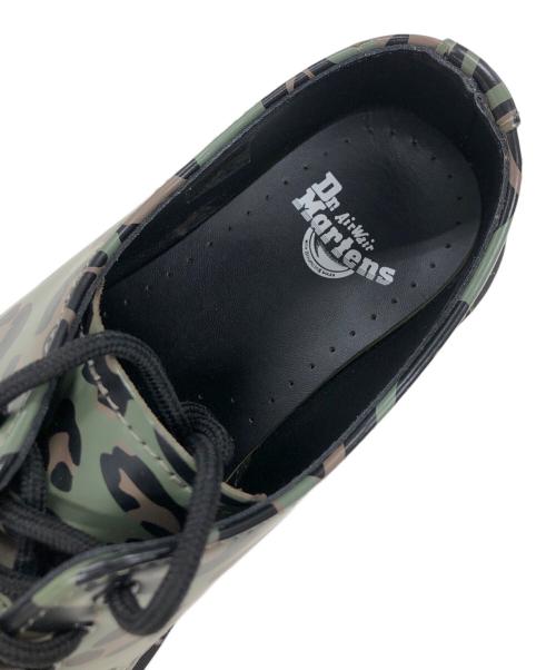 Dr.Martens（ドクターマーチン）Dr.Martens (ドクターマーチン) レザーシューズ グリーン×ブラック サイズ:UK4の古着・服飾アイテム