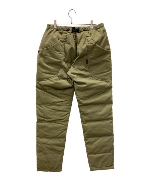 GRIP SWANY（グリップスワニー）GRIP SWANY (グリップスワニー) ファイアプルーフ ダウンキャンプパンツ オリーブ サイズ:XL 未使用品の古着・服飾アイテム