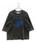 Liberaiders（リベレイダース）の古着「フットボールTシャツ INDIGO DYED CREWNECK T（インディゴ ダイド クルーネック ティー）」｜グレー×ブルー