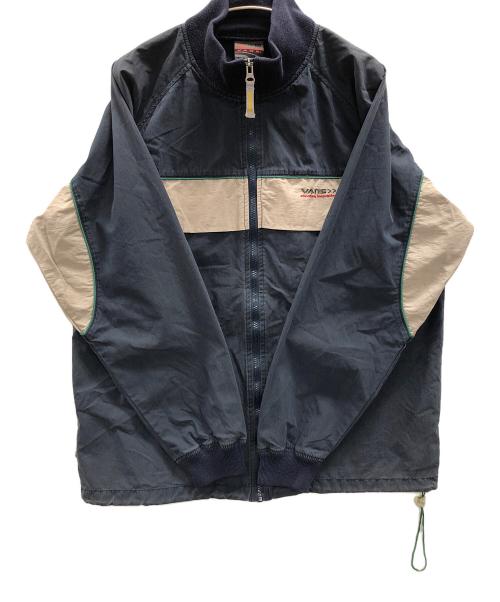 VANS（ヴァンズ）VANS (バンズ) ナイロンジャケット ネイビー×グレー サイズ:Mの古着・服飾アイテム