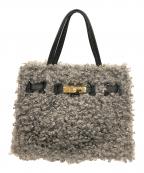 VIOLAd'OROヴィオラドーロ）の古着「2WAYバッグ ショルダーバッグ ハンドバッグ」｜グレー