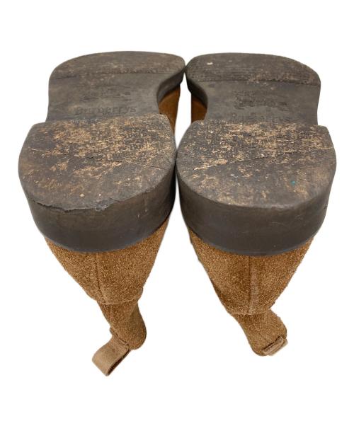 Burberry's（バーバリー）Burberry's (バーバリーズ) サイドゴアブーツ ブラウン サイズ:5 2/1の古着・服飾アイテム