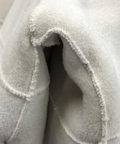 PASSIONE（パシオーネ）PASSIONE (パシオーネ) コート ノーカラーリバーシブルボアジャケット アイボリー サイズ:38の古着・服飾アイテム