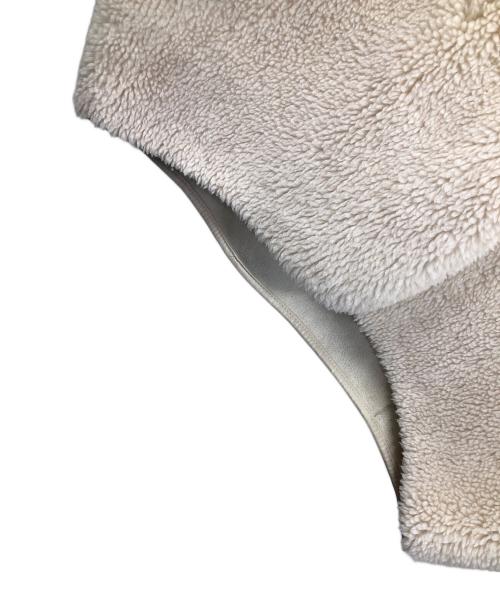 PASSIONE（パシオーネ）PASSIONE (パシオーネ) コート ノーカラーリバーシブルボアジャケット アイボリー サイズ:38の古着・服飾アイテム