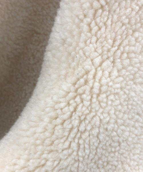 PASSIONE（パシオーネ）PASSIONE (パシオーネ) コート ノーカラーリバーシブルボアジャケット アイボリー サイズ:38の古着・服飾アイテム