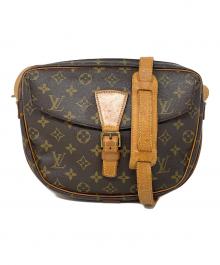 LOUIS VUITTON（ルイ ヴィトン）の古着「ショルダーバッグ ジュヌ・フィーユ モノグラム」｜ブラウン
