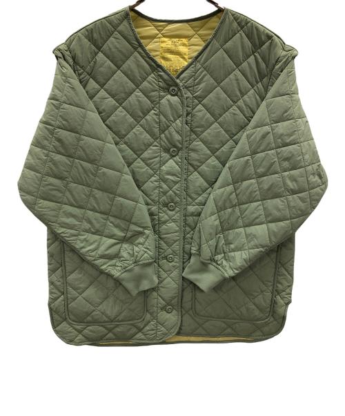niko and（ニコアンド）niko and (ニコアンド) リバーシブルキルトジャケット オリーブ サイズ:Mの古着・服飾アイテム