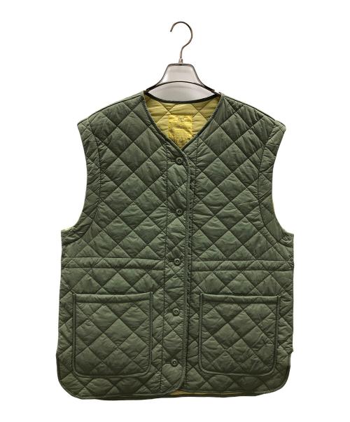 niko and（ニコアンド）niko and (ニコアンド) リバーシブルキルトジャケット オリーブ サイズ:Mの古着・服飾アイテム