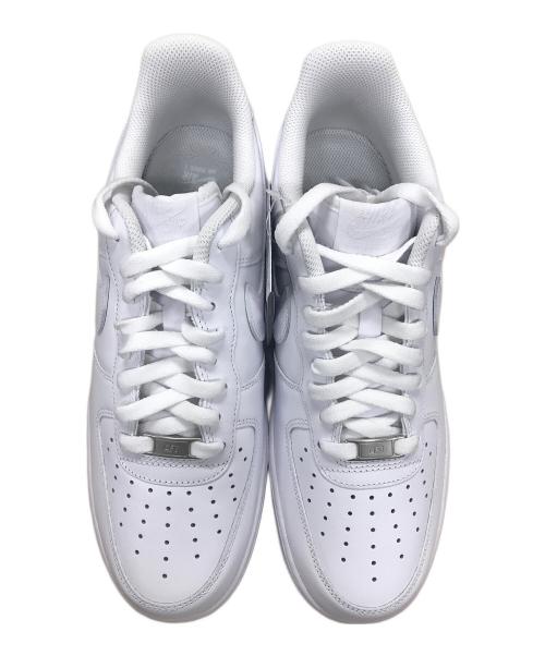 NIKE（ナイキ）NIKE (ナイキ) スニーカー AIR FORCE1 LOW '07（エアフォース1ロー07） ホワイト サイズ:27.5 未使用品の古着・服飾アイテム