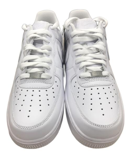 NIKE（ナイキ）NIKE (ナイキ) スニーカー AIR FORCE1 LOW '07（エアフォース1ロー07） ホワイト サイズ:27.5 未使用品の古着・服飾アイテム