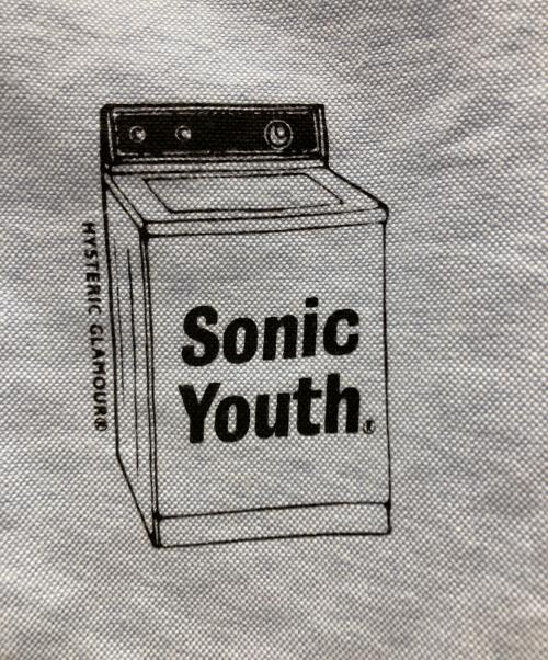 Hysteric Glamour（ヒステリックグラマー）Hysteric Glamour (ヒステリックグラマー) Sonic Youth (ソニックユース) プルオーバーボタンダウンシャツ スカイブルー サイズ:Sの古着・服飾アイテム