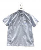 Hysteric Glamour×SONIC YOUTHヒステリックグラマー×ソニックユース）の古着「プルオーバーボタンダウンシャツ」｜スカイブルー