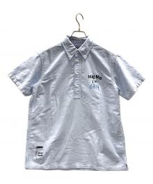 Hysteric Glamour×SONIC YOUTH（ヒステリックグラマー×ソニックユース）の古着「プルオーバーボタンダウンシャツ」｜スカイブルー