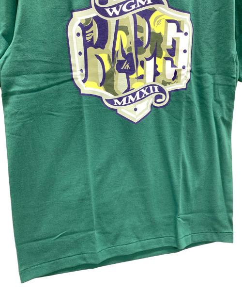 A BATHING APE（ア ベイシング エイプ）A BATHING APE (ア ベイシング エイプ) 半袖Tシャツ グリーン サイズ:Mの古着・服飾アイテム
