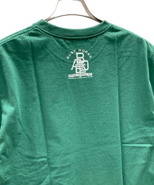 A BATHING APE（ア ベイシング エイプ）A BATHING APE (ア ベイシング エイプ) 半袖Tシャツ グリーン サイズ:Mの古着・服飾アイテム