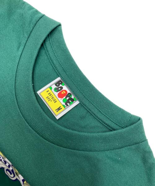A BATHING APE（ア ベイシング エイプ）A BATHING APE (ア ベイシング エイプ) 半袖Tシャツ グリーン サイズ:Mの古着・服飾アイテム