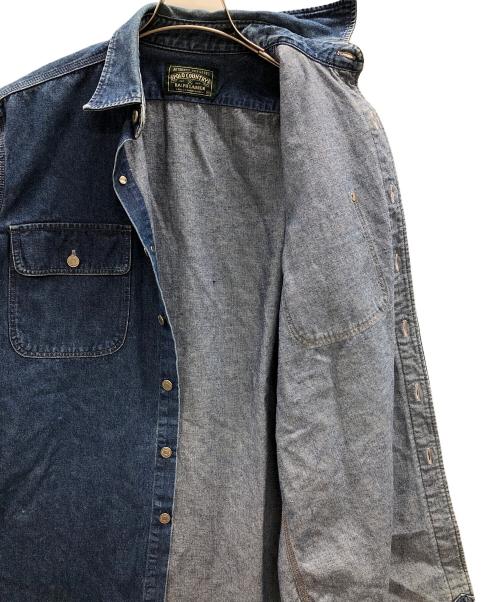 POLO COUNTRY（ポロカントリー）POLO COUNTRY (ポロカントリー) デニムシャツ インディゴ サイズ:Mの古着・服飾アイテム