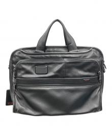 TUMI（トゥミ）の古着「アルファ オーガナイザー ポートフォリオ 2WAYバッグ ハンドバッグ ショルダーバッグ」｜ブラック