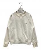 Acne studiosアクネ ストゥディオス）の古着「カレッジ フェイス クルー スウェット」｜ホワイト