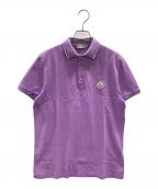 MONCLERモンクレール）の古着「半袖ポロシャツ MAGLIA POLO MANICA CORTA（マリア ポロ マニカ コルタ）」｜パープル