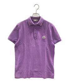 MONCLER（モンクレール）の古着「半袖ポロシャツ MAGLIA POLO MANICA CORTA（マリア ポロ マニカ コルタ）」｜パープル