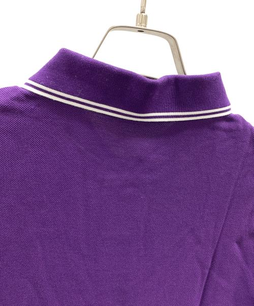 MONCLER（モンクレール）MONCLER (モンクレール) ポロシャツ MAGLIA POLO MANICA CORTA（マリア ポロ マニカ コルタ） パープル サイズ:Mの古着・服飾アイテム
