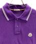 MONCLER (モンクレール) ポロシャツ MAGLIA POLO MANICA CORTA（マリア ポロ マニカ コルタ） パープル サイズ:M：12000円