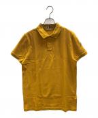 MONCLERモンクレール）の古着「半袖ポロシャツ MAGLIA POLO MANICA CORTA（マリア ポロ マニカ コルタ）」｜イエロー