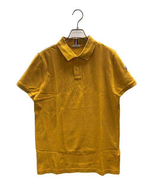MONCLER（モンクレール）MONCLER (モンクレール) 半袖ポロシャツ MAGLIA POLO MANICA CORTA（マリア ポロ マニカ コルタ） イエロー サイズ:Mの古着・服飾アイテム