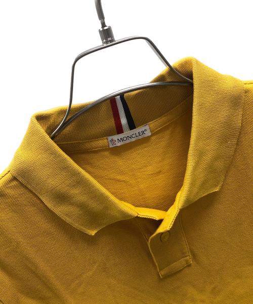 MONCLER（モンクレール）MONCLER (モンクレール) 半袖ポロシャツ MAGLIA POLO MANICA CORTA（マリア ポロ マニカ コルタ） イエロー サイズ:Mの古着・服飾アイテム